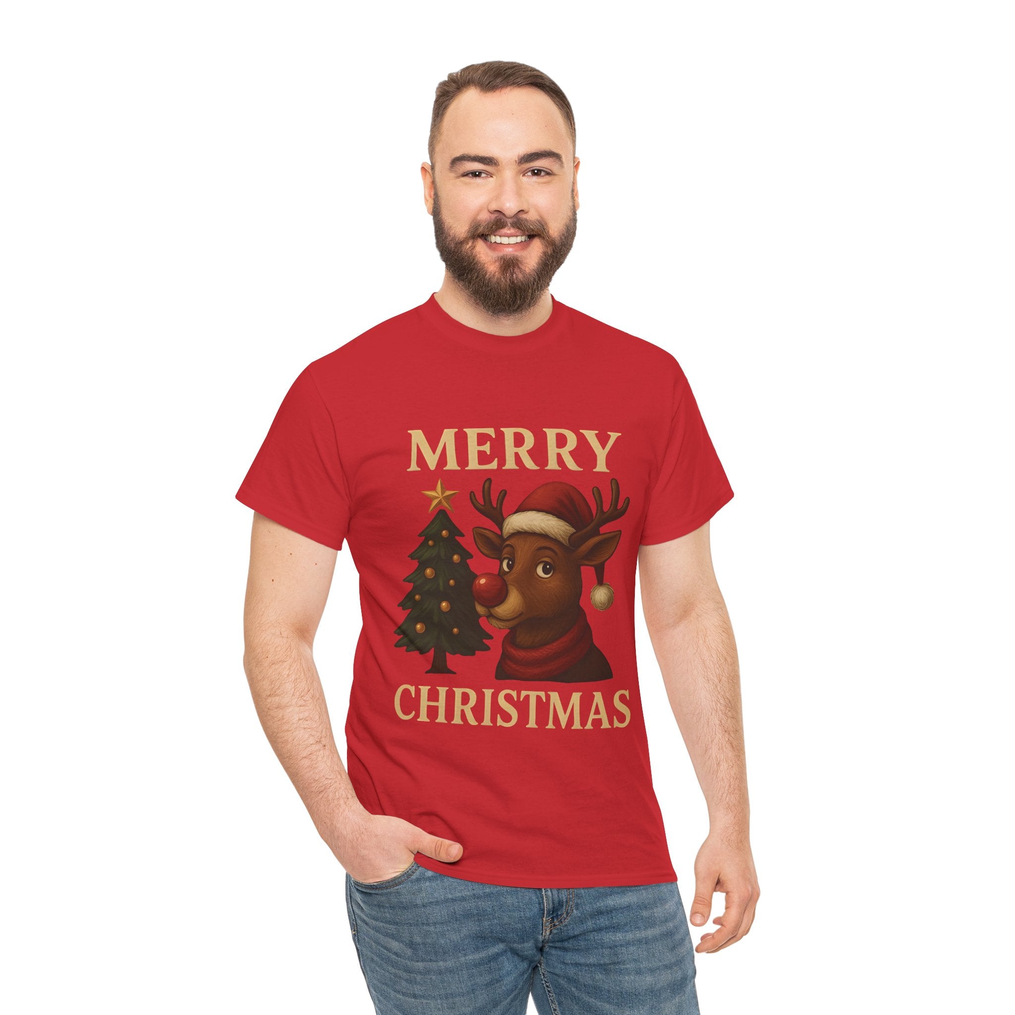 Merry Christmas Reindeer T-Shirt