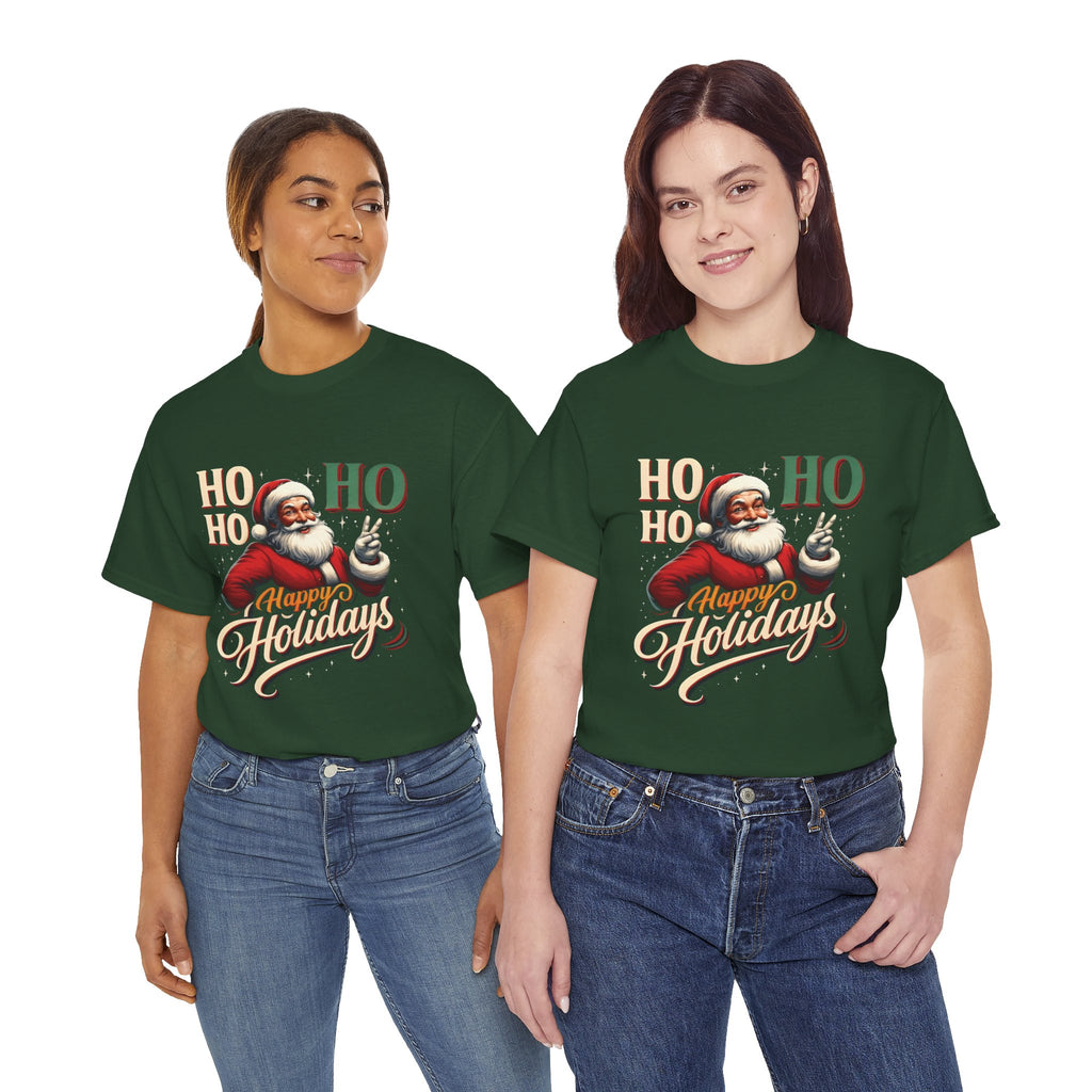 Santa 'Ho Ho Ho' Happy Holidays T-Shirt
