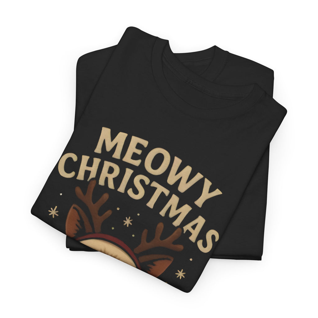 Meowy Christmas… I Guess T-Shirt — Funny Grumpy Cat Holiday Tee