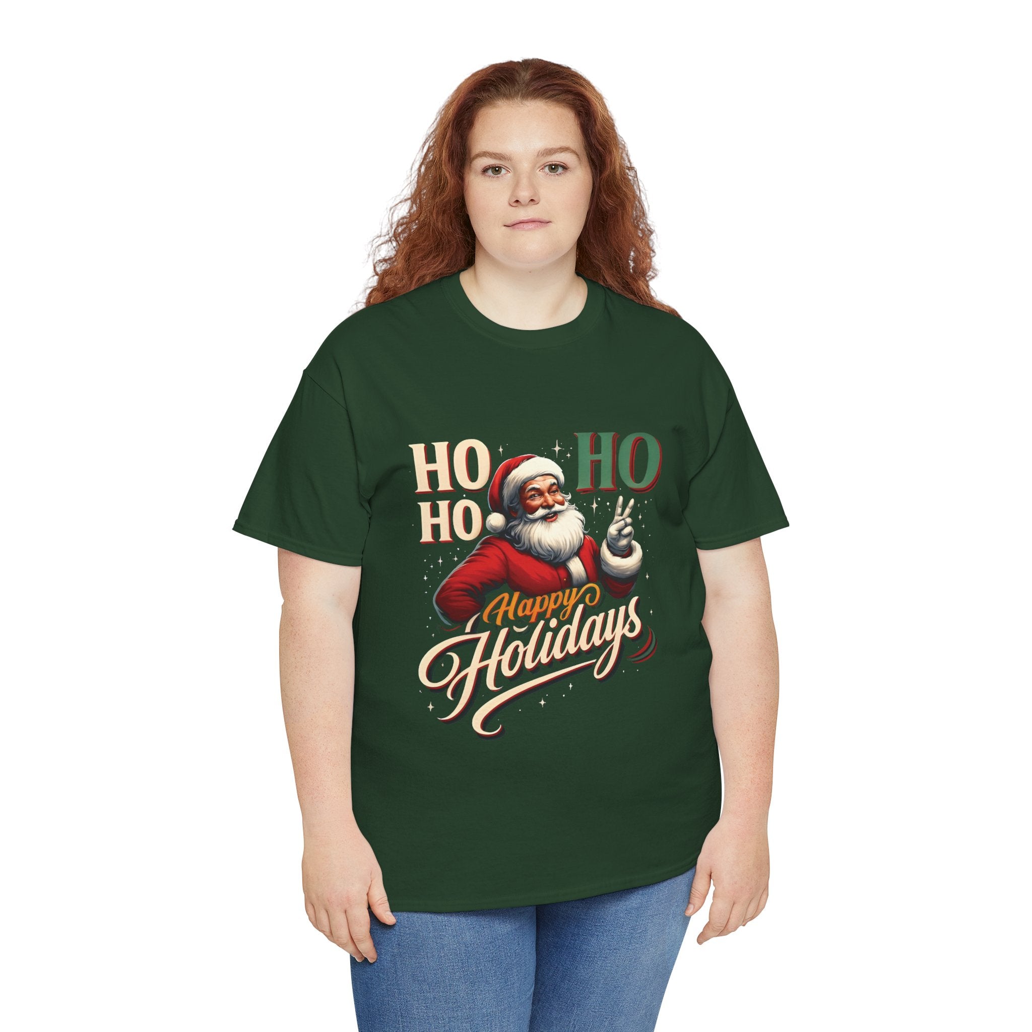 Santa 'Ho Ho Ho' Happy Holidays T-Shirt