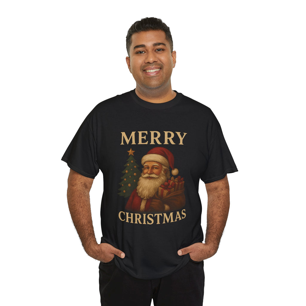 Vintage Santa 'Merry Christmas' Tee