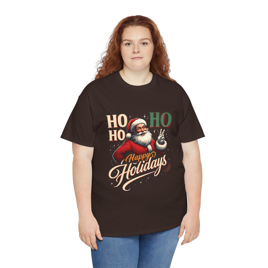 Santa 'Ho Ho Ho' Happy Holidays T-Shirt