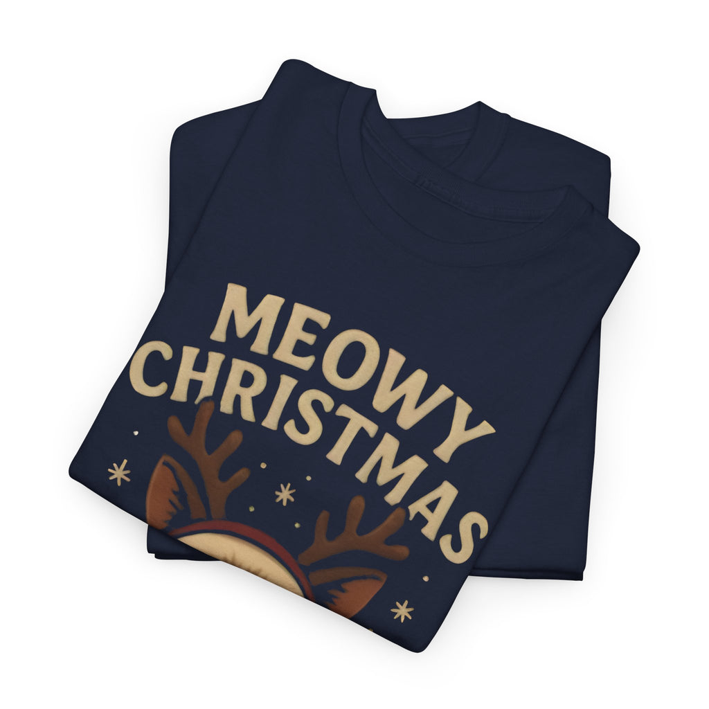 Meowy Christmas… I Guess T-Shirt — Funny Grumpy Cat Holiday Tee