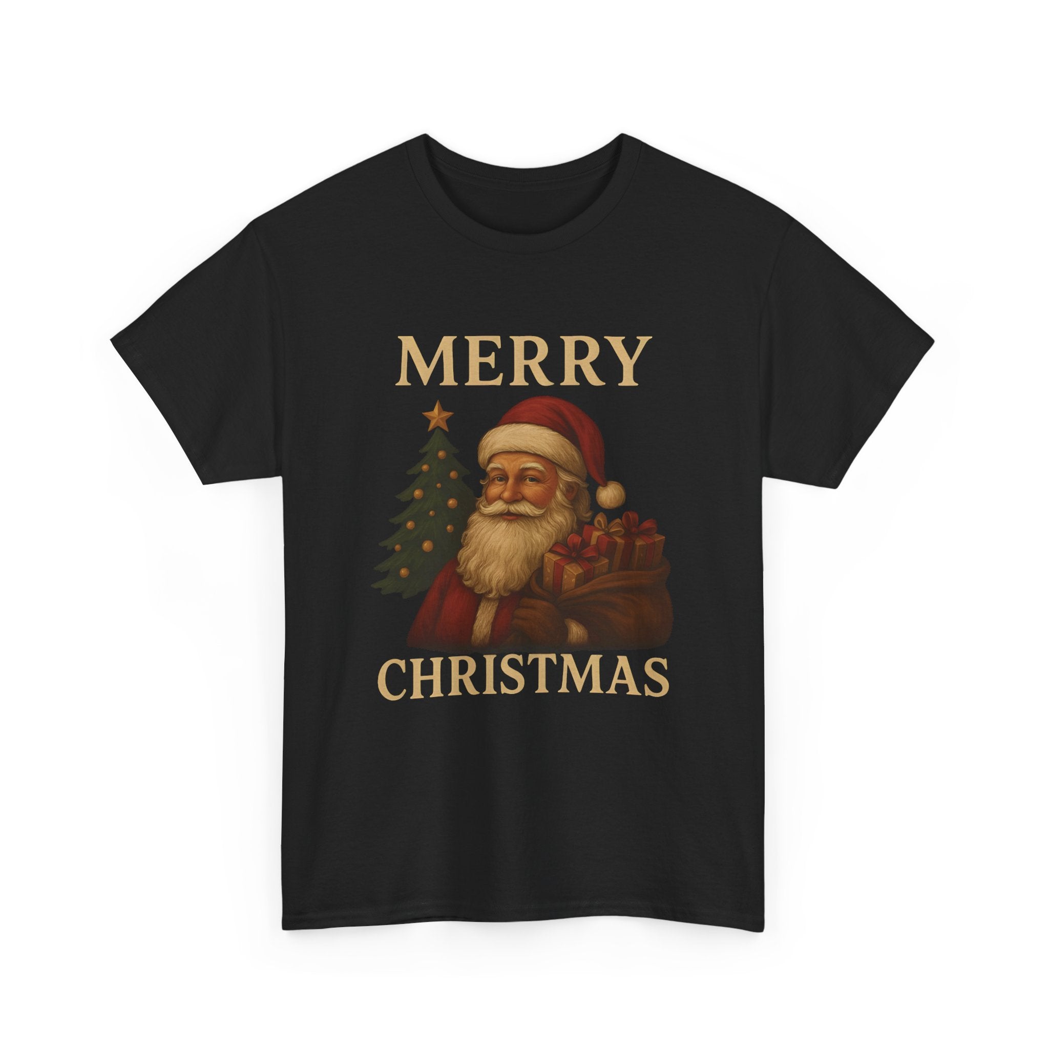 Vintage Santa 'Merry Christmas' Tee