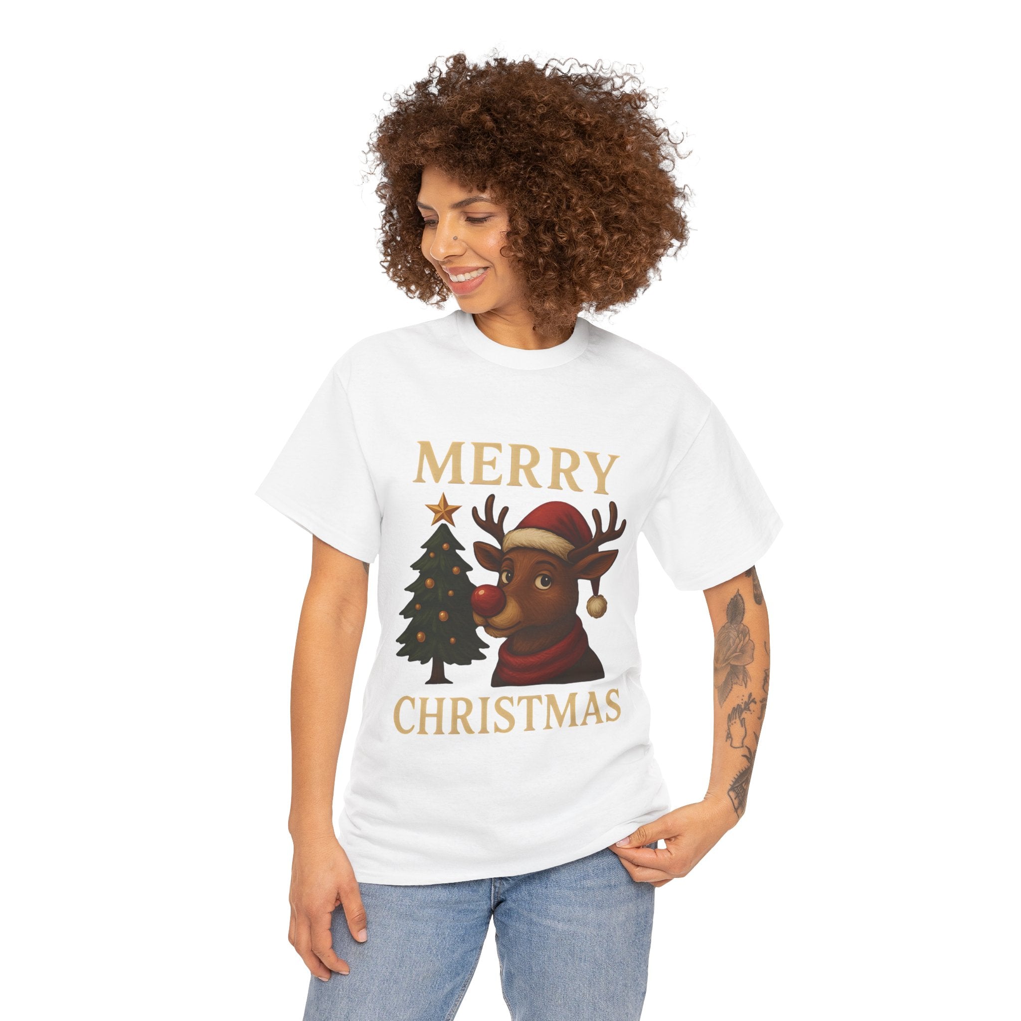 Merry Christmas Reindeer T-Shirt
