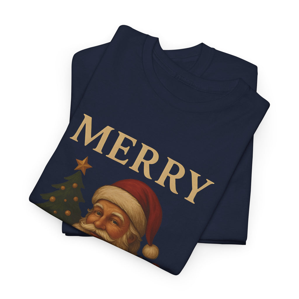 Vintage Santa 'Merry Christmas' Tee