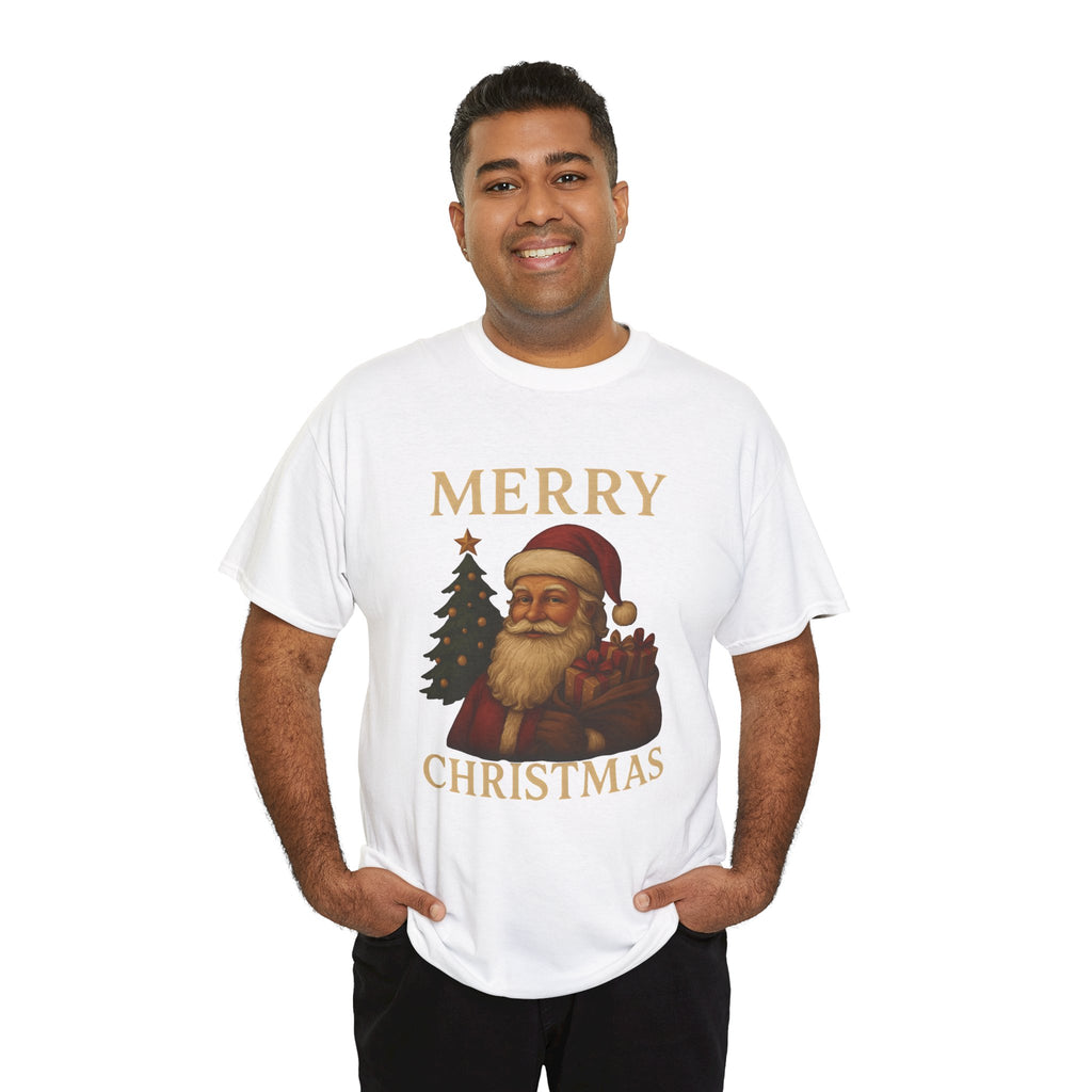 Vintage Santa 'Merry Christmas' Tee