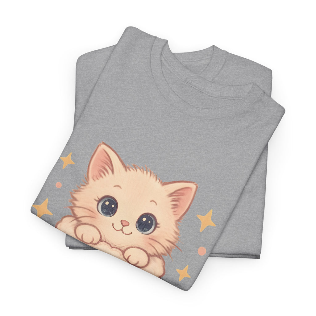 Cute Kitten in Christmas Stocking Tee