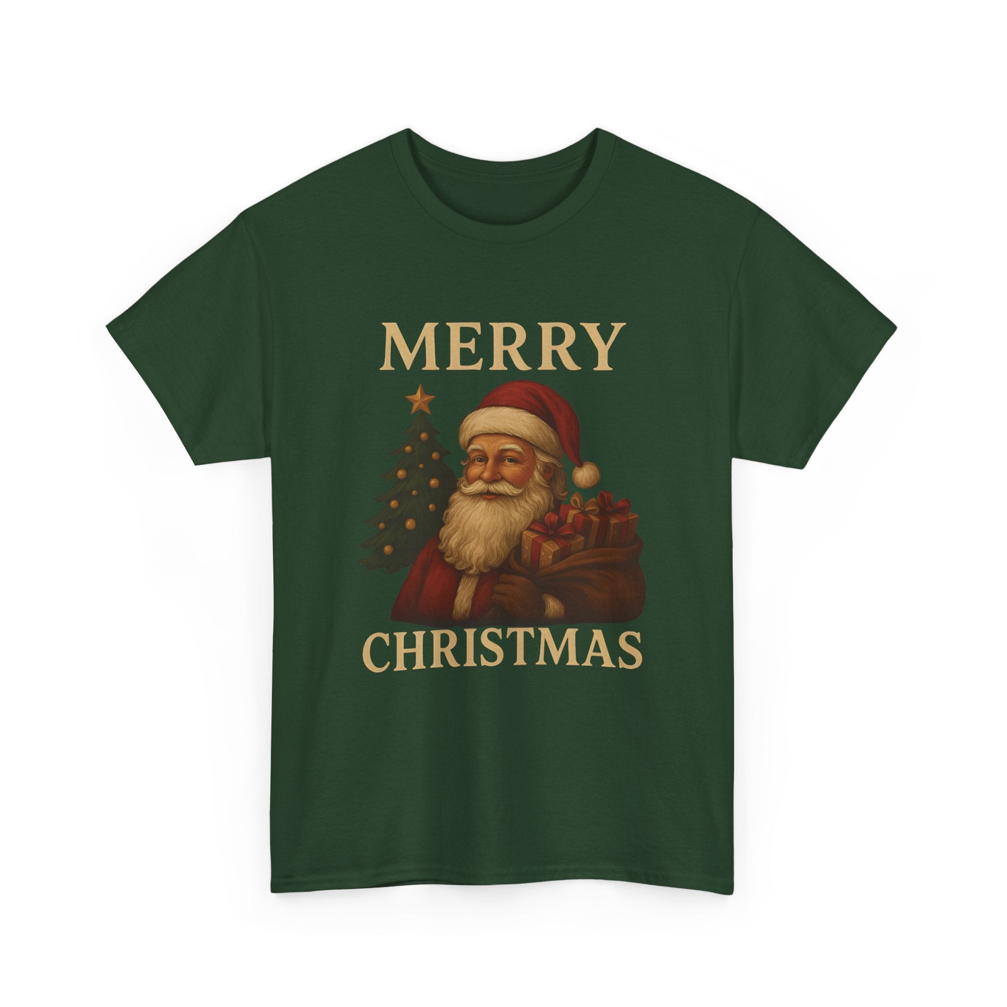 Vintage Santa 'Merry Christmas' Tee
