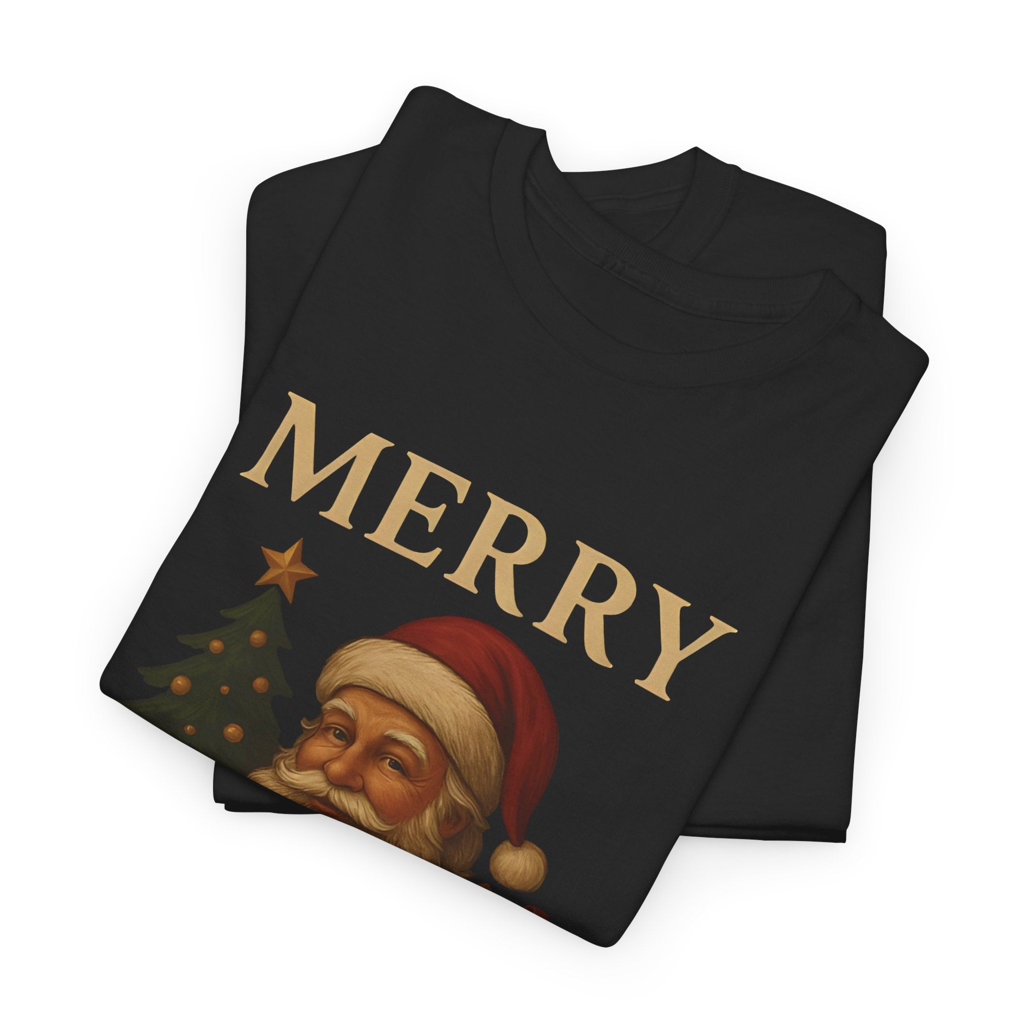 Vintage Santa 'Merry Christmas' Tee