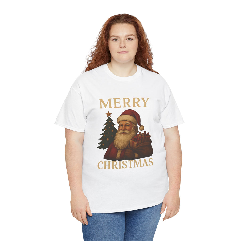 Vintage Santa 'Merry Christmas' Tee