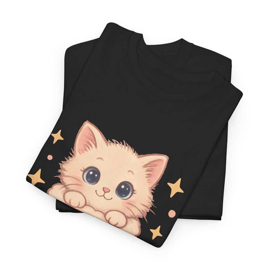 Cute Kitten in Christmas Stocking Tee