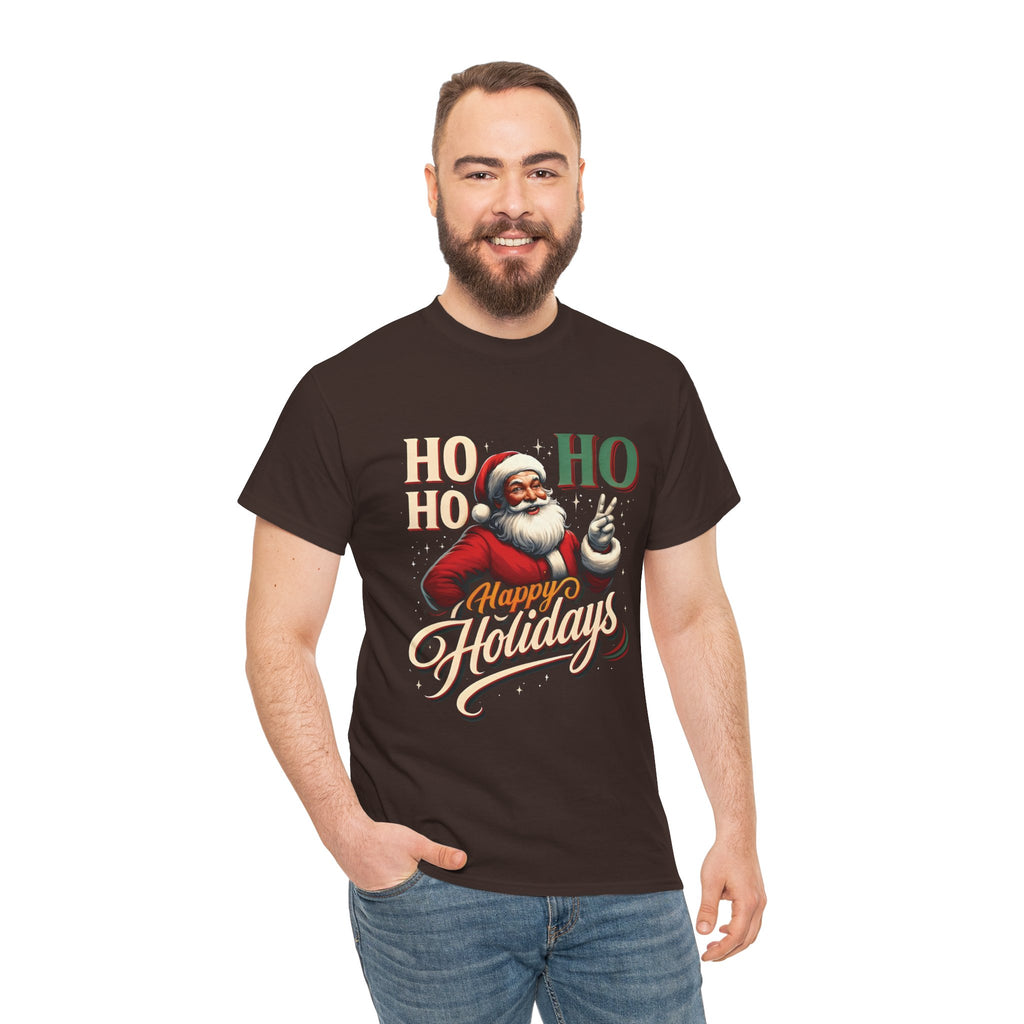 Santa 'Ho Ho Ho' Happy Holidays T-Shirt