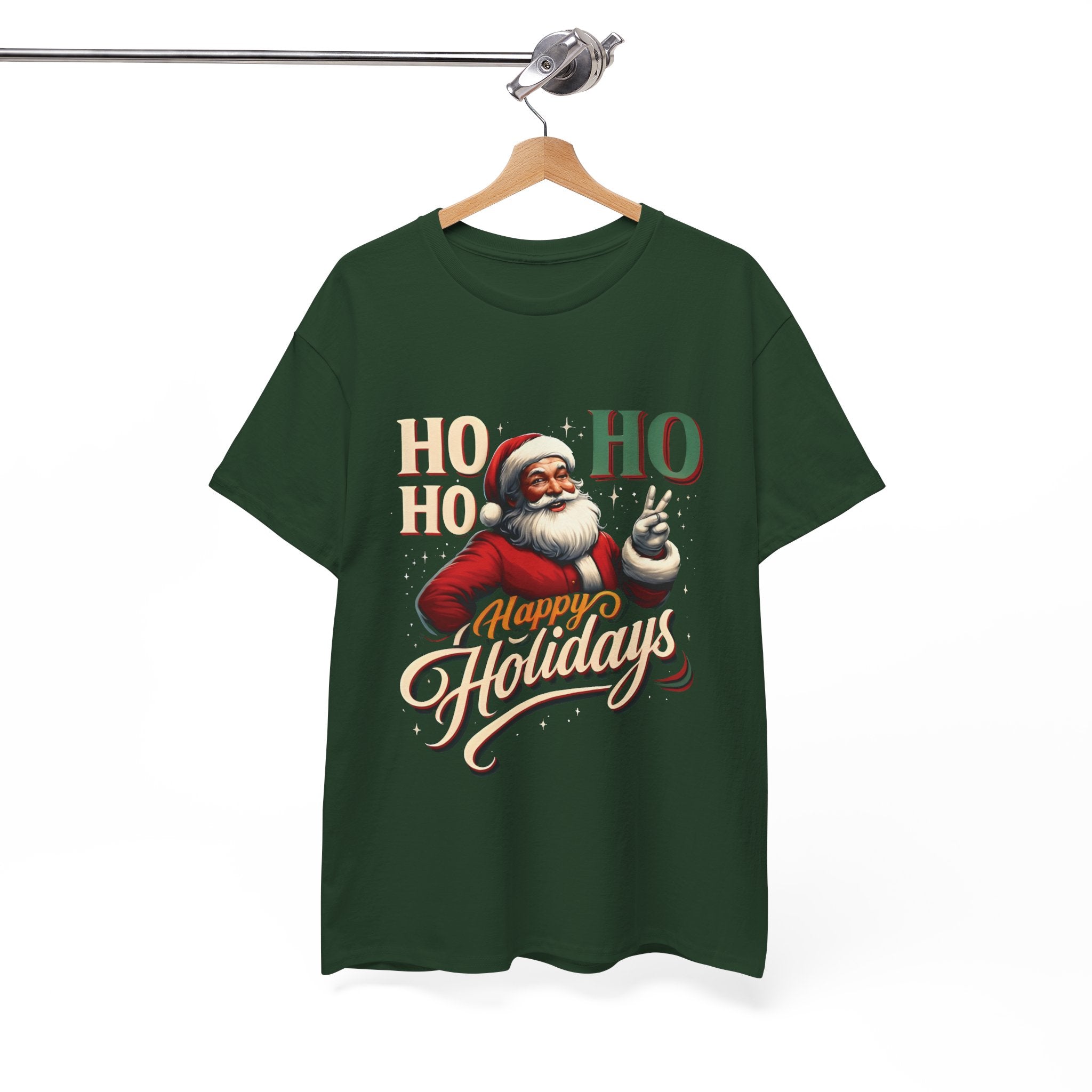 Santa 'Ho Ho Ho' Happy Holidays T-Shirt