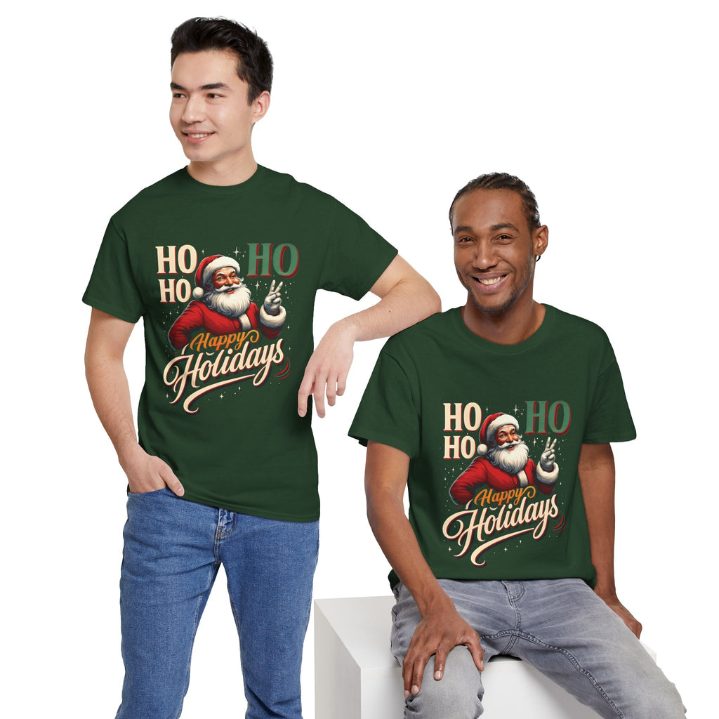 Santa 'Ho Ho Ho' Happy Holidays T-Shirt