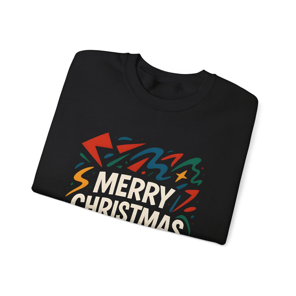 Merry Christmas Crewneck Sweatshirt — Retro Holiday Graphic