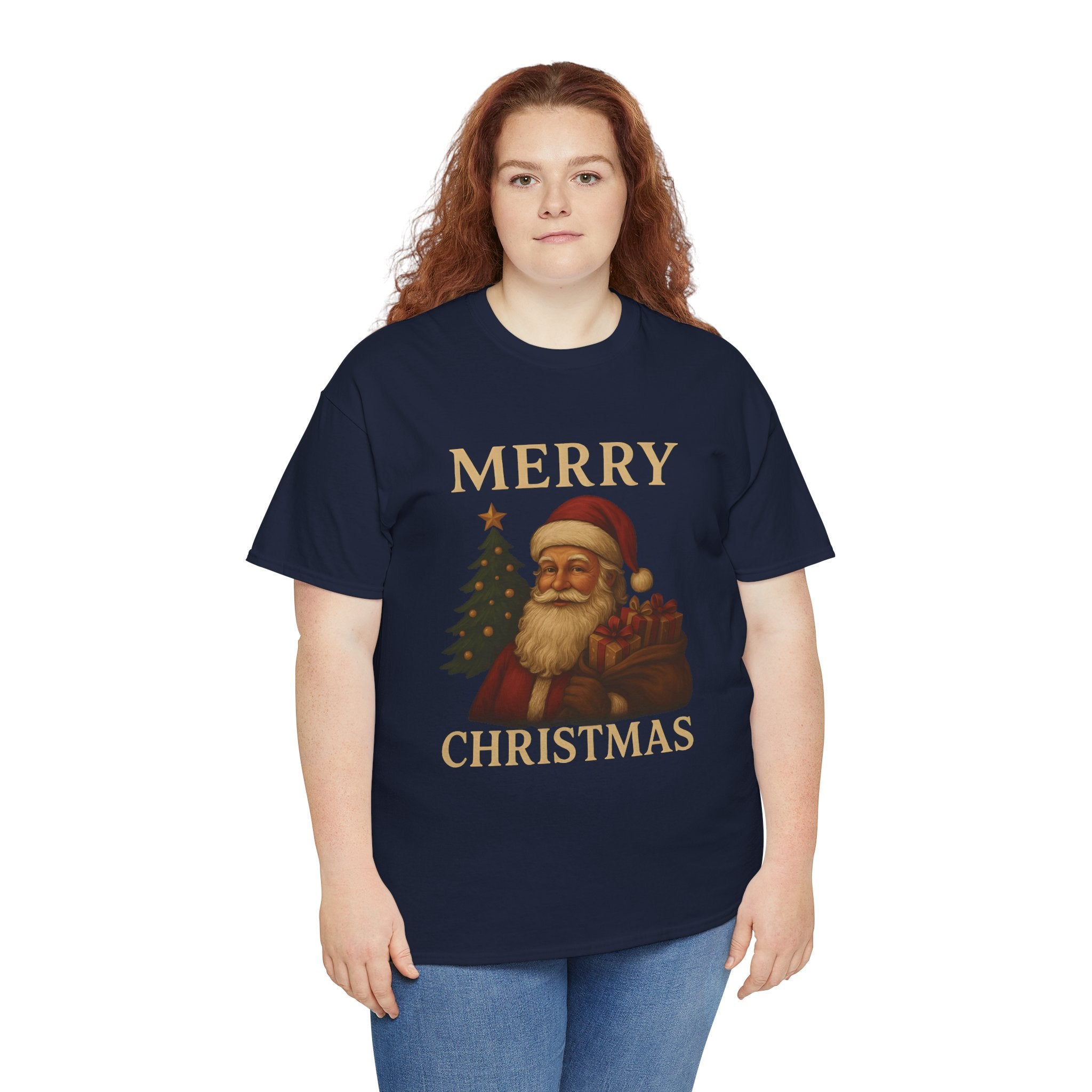 Vintage Santa 'Merry Christmas' Tee