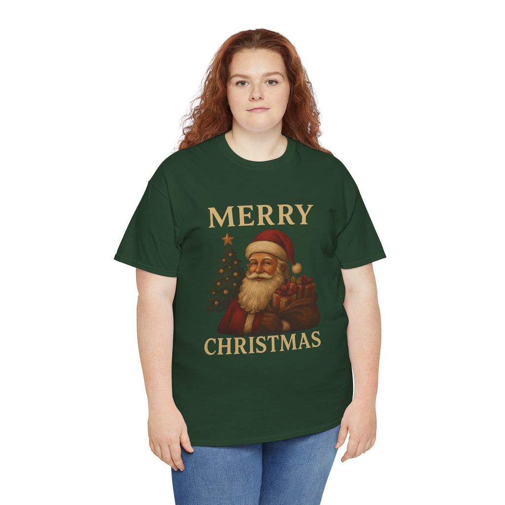 Vintage Santa 'Merry Christmas' Tee