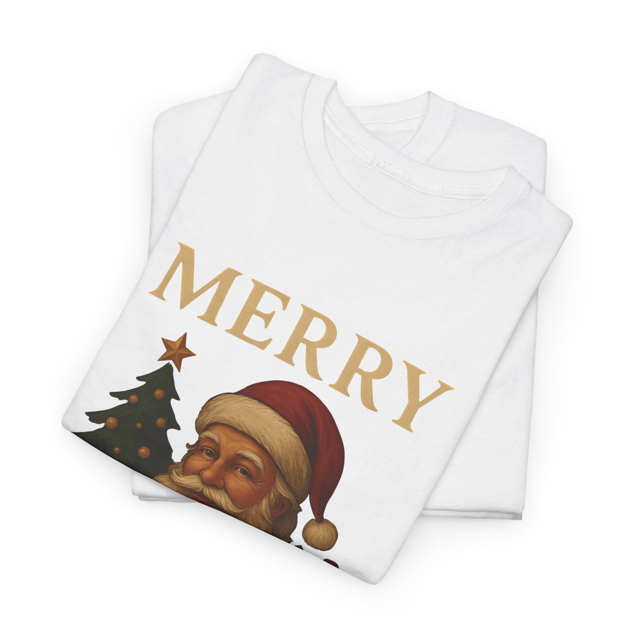 Vintage Santa 'Merry Christmas' Tee