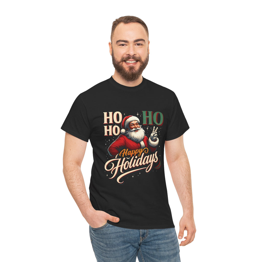 Santa 'Ho Ho Ho' Happy Holidays T-Shirt