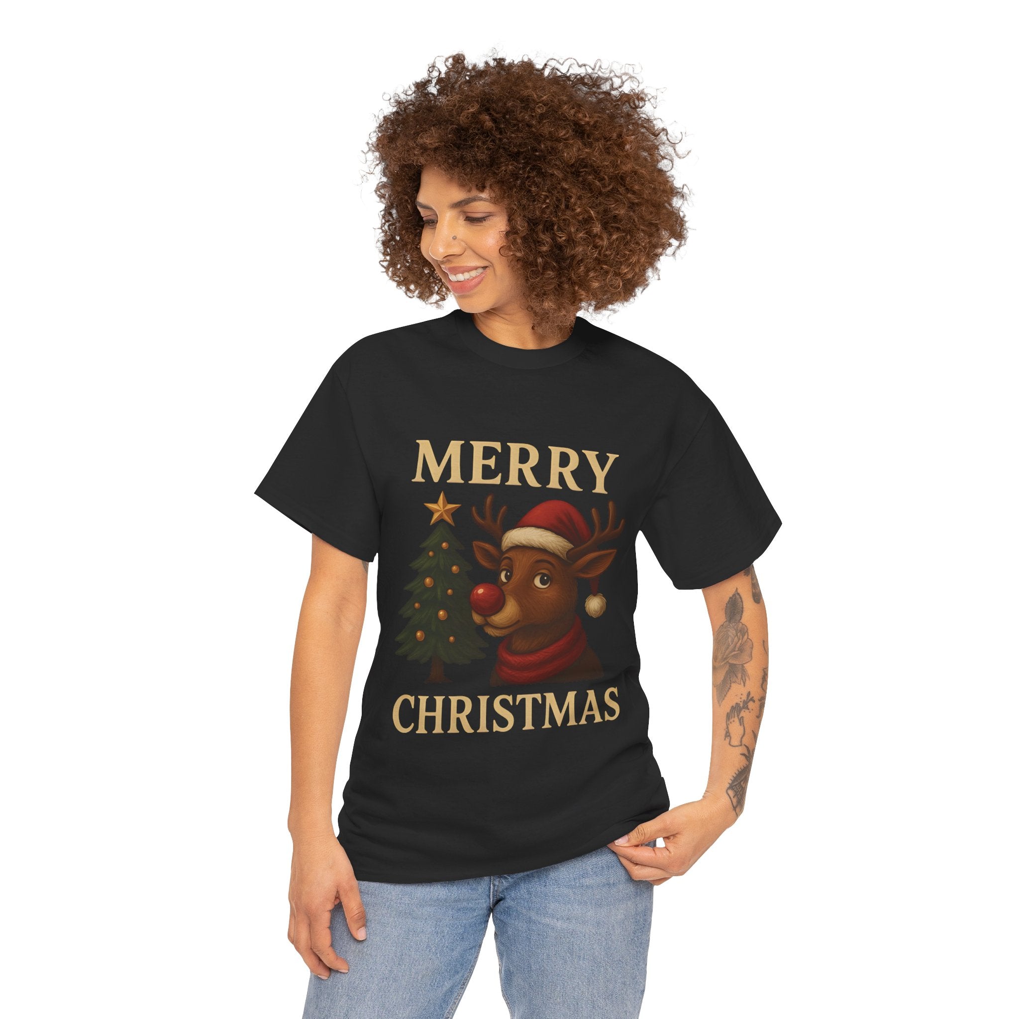 Merry Christmas Reindeer T-Shirt