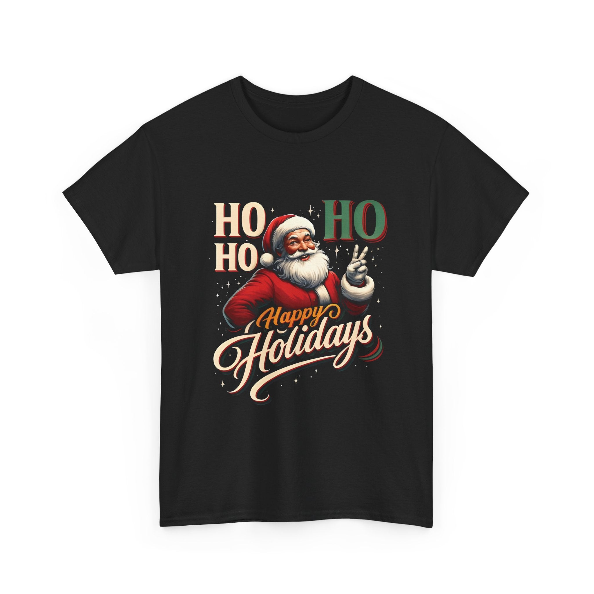 Santa 'Ho Ho Ho' Happy Holidays T-Shirt