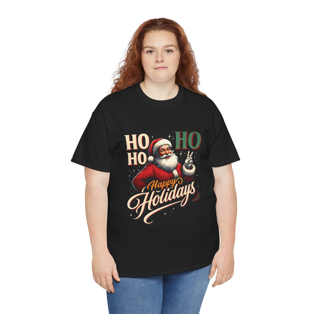 Santa 'Ho Ho Ho' Happy Holidays T-Shirt
