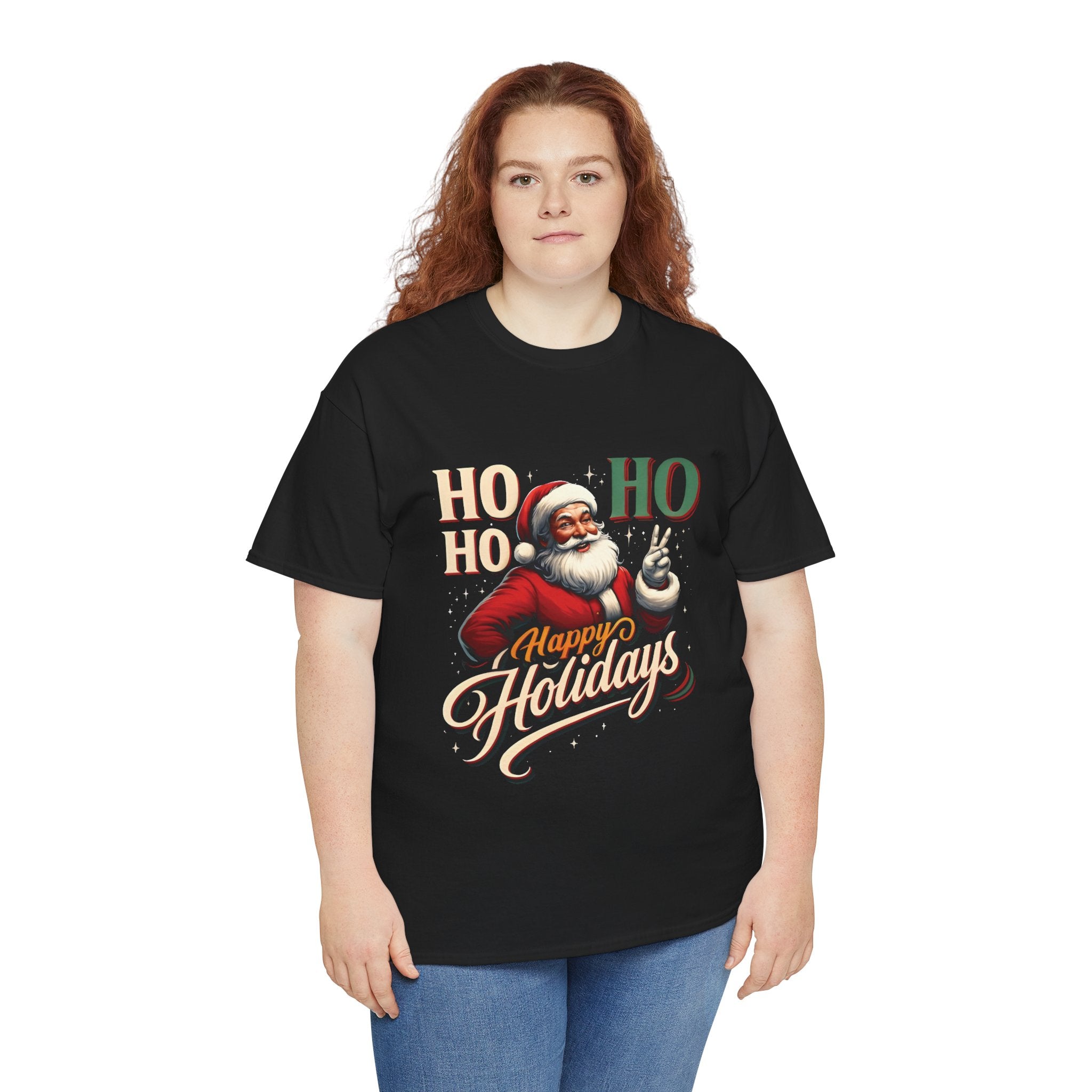 Santa 'Ho Ho Ho' Happy Holidays T-Shirt