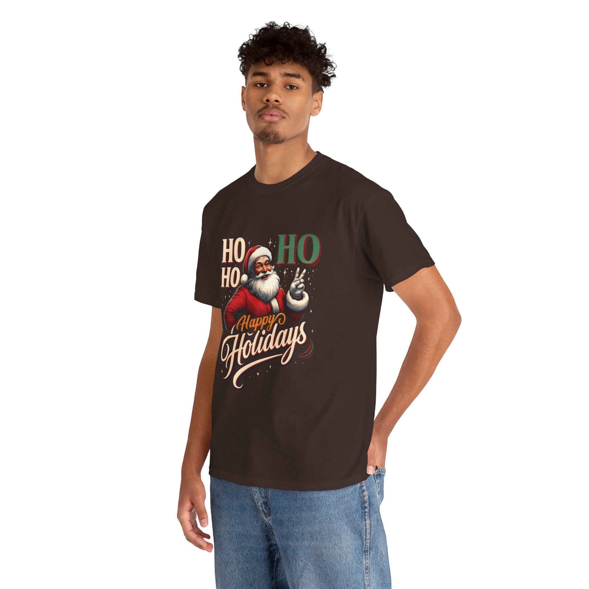 Santa 'Ho Ho Ho' Happy Holidays T-Shirt